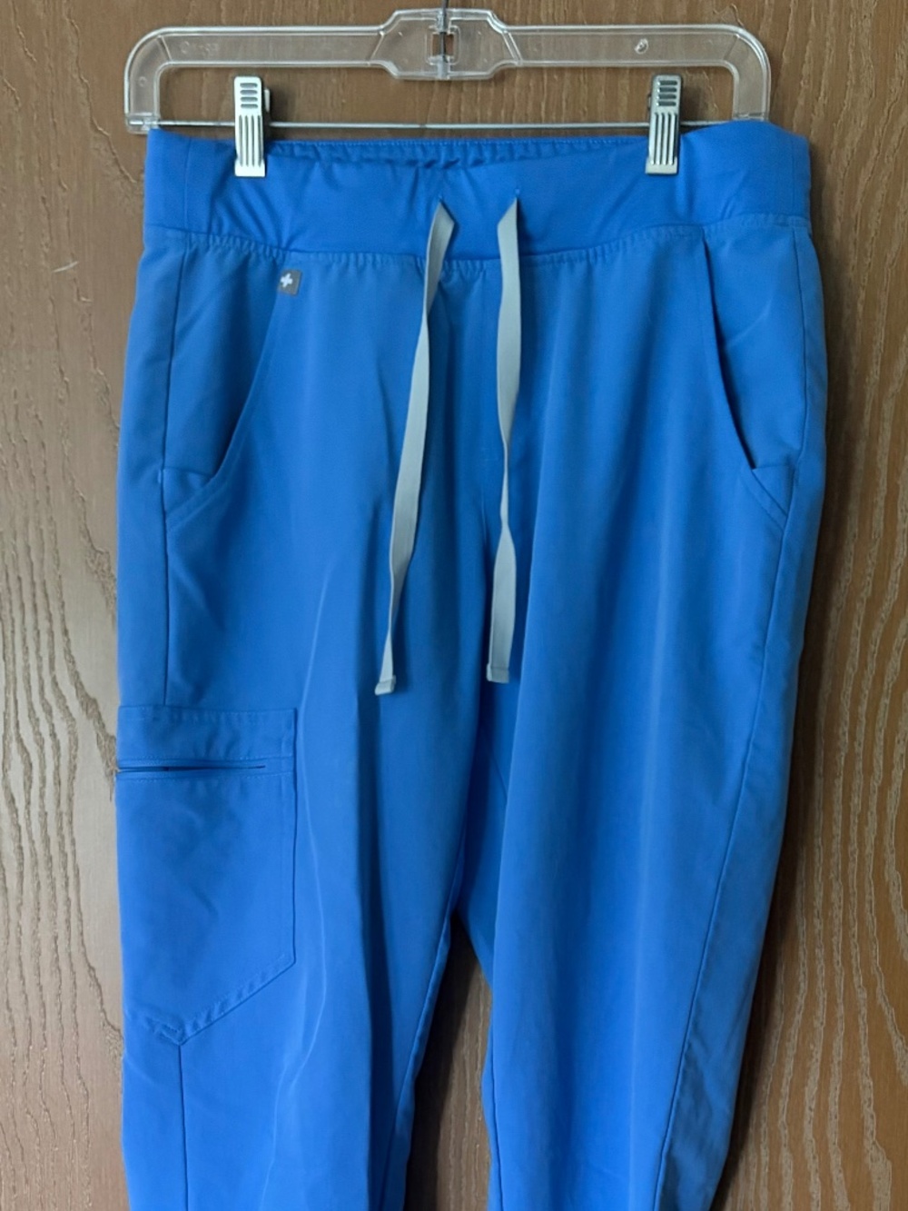 Figs Zamora Jogger Ceil Blue Small Tall Scrub Pants